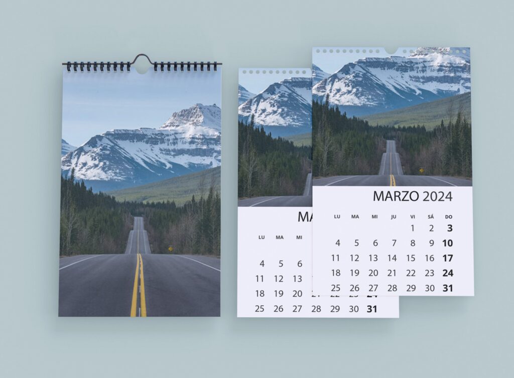 Calendario pared