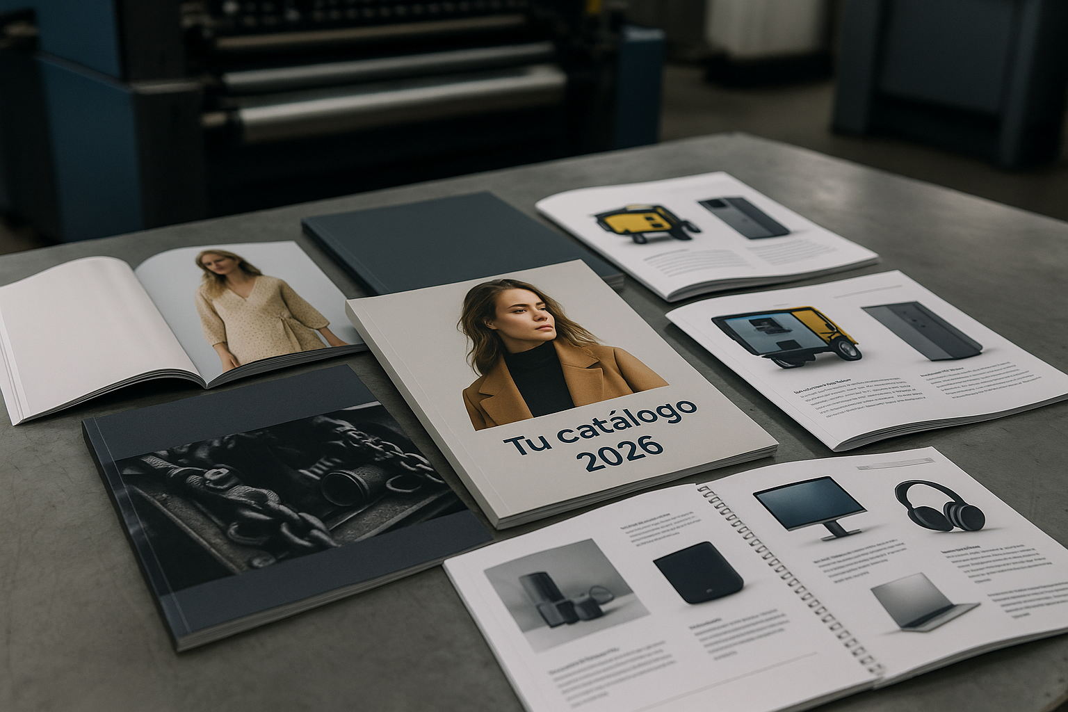 Catàlegs amb diferents acabats i opcions premium