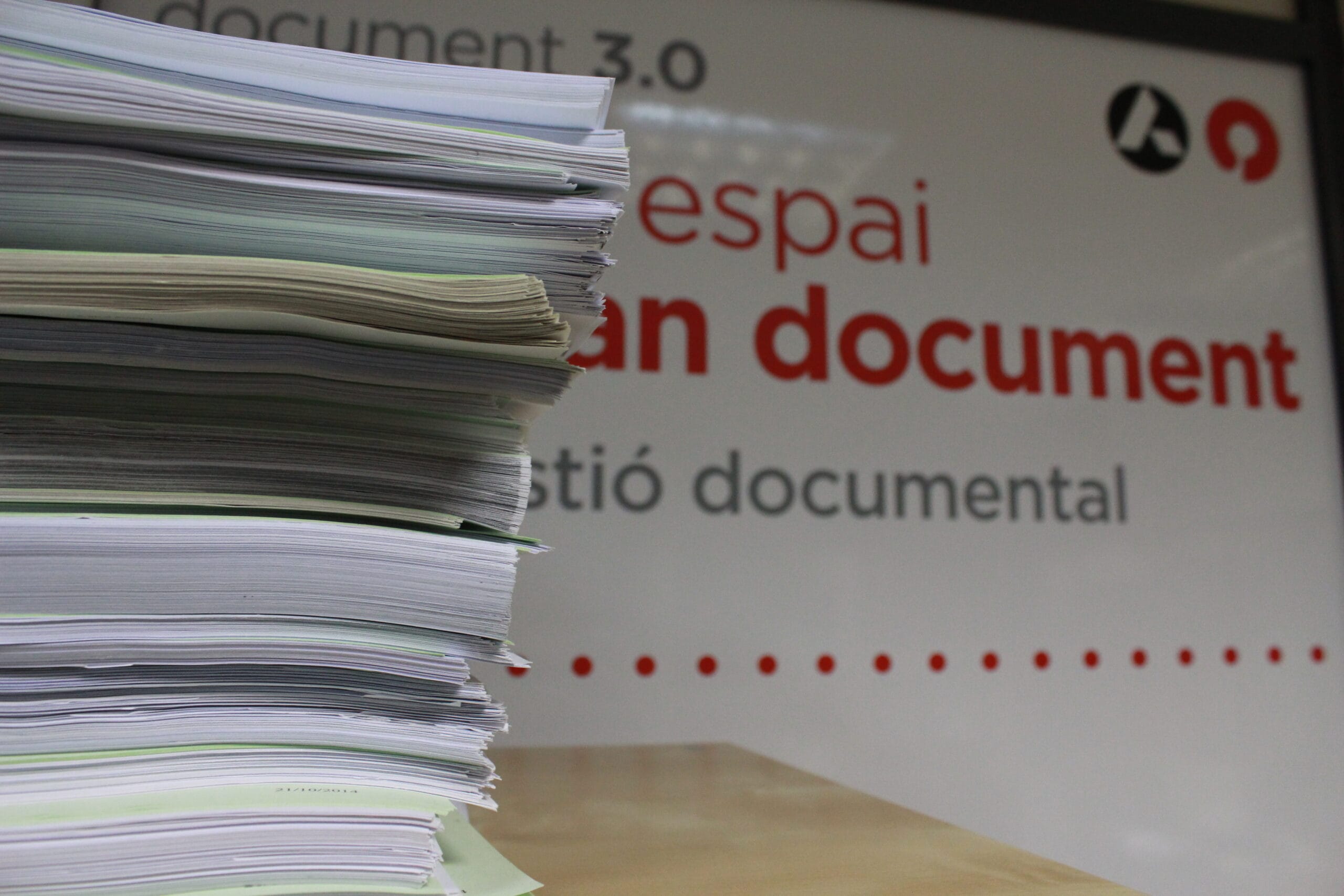 documents prepared for digitisation