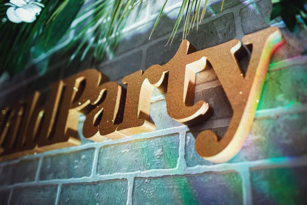 Backlit corporate letters stainless steel signage
