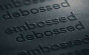 Embossing