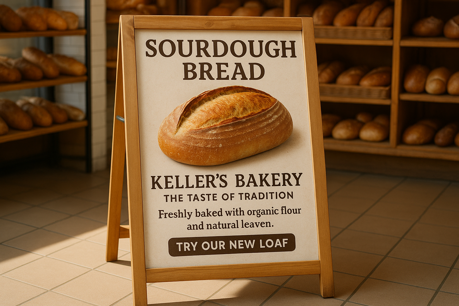 Cavallet publicitari en fleca