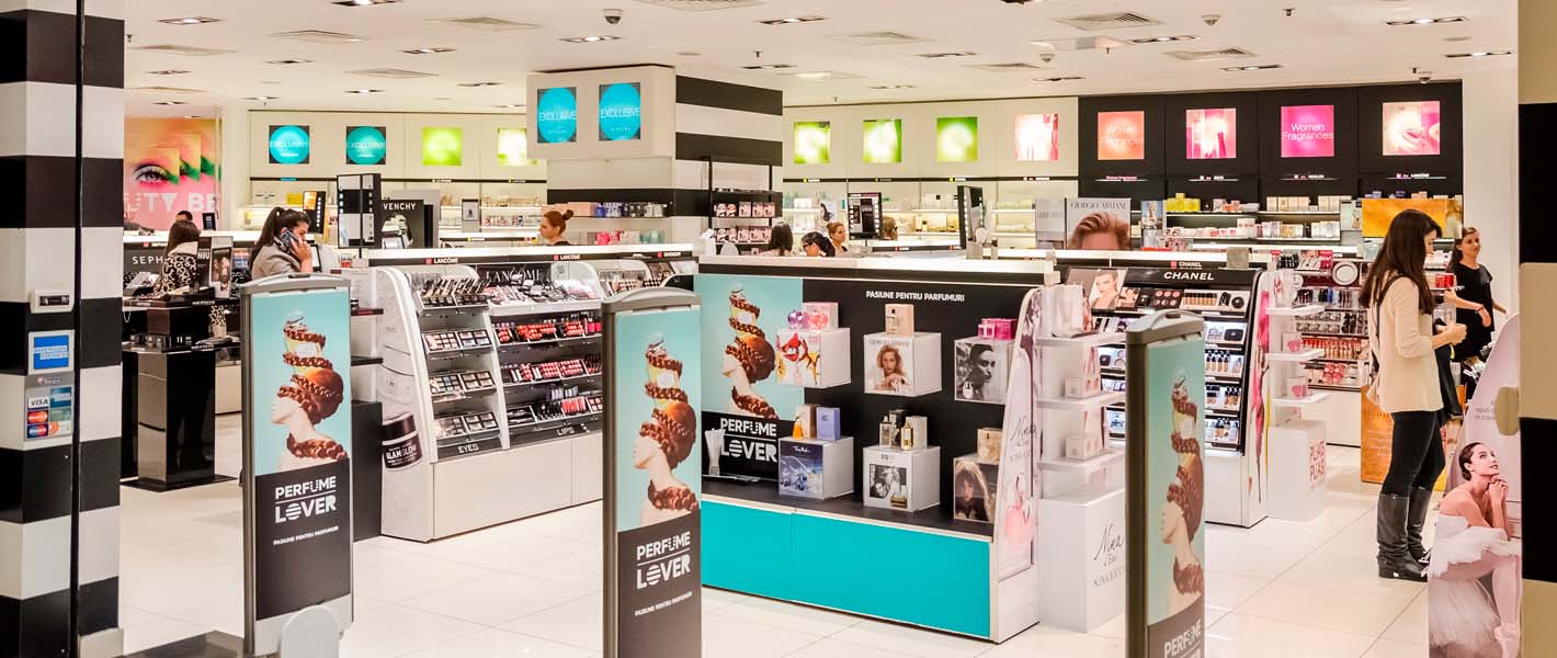 material gráfico tienda